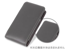 保護フィルム PDAIR レザーケース for AQUOS PHONE f SH-13C バーティカルポーチタイプ