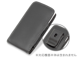 保護フィルム PDAIR レザーケース for Xperia(TM) ray SO-03C ベルトクリップ付バーティカルポーチタイプ