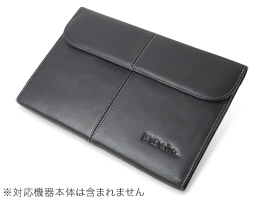 保護フィルム PDAIR レザーケース for MOTOROLA XOOM Wi-Fi TBi11M ビジネスタイプ(ブラック)