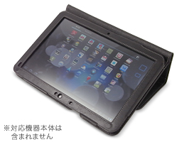 保護フィルム PDAIR レザーケース for MOTOROLA XOOM Wi-Fi TBi11M 横開きタイプ Ver.1