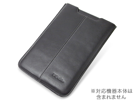 保護フィルム PDAIR レザーケース for MOTOROLA XOOM Wi-Fi TBi11M バーティカルポーチタイプ(ブラック)