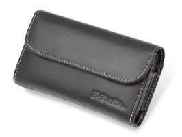 保護フィルム PDAIR レザーケース for ニンテンドー3DS ビジネスタイプ(ブラック)