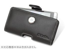 保護フィルム PDAIR レザーケース for Xperia(TM) arc SO-01C ポーチタイプ