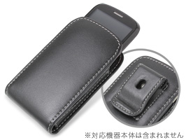 保護フィルム PDAIR レザーケース for IDEOS/Pocket WiFi S(S31HW) ベルトクリップ付バーティカルポーチタイプ