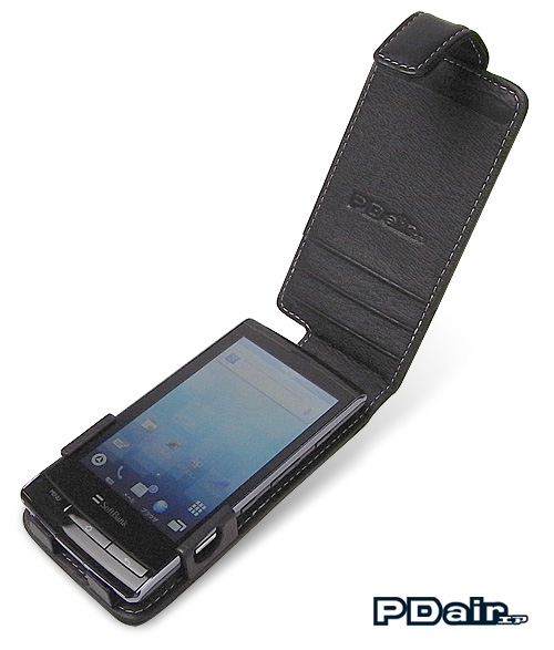 PDAIR レザーケース for GALAPAGOS SoftBank 003SH 縦開きタイプ