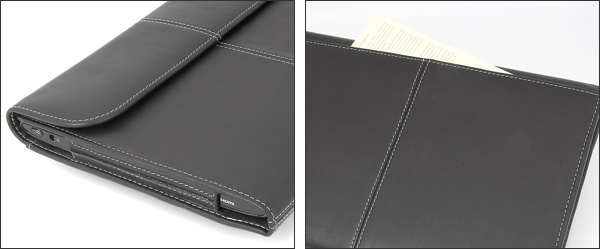 PDAIR レザーケース for Iconia Tab A500 ビジネスタイプ(ブラック)