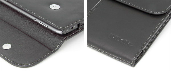 PDAIR レザーケース for Iconia Tab A500 ビジネスタイプ(ブラック)