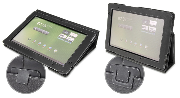 PDAIR レザーケース for Iconia Tab A500 横開きタイプVer.1