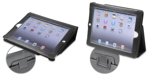 PDAIR レザーケース for iPad 2 横開きタイプ Ver.1