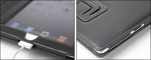 PDAIR レザーケース for iPad 2 横開きタイプ Ver.1
