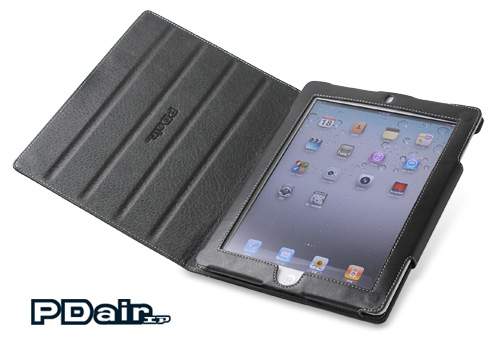 PDAIR レザーケース for iPad 2 横開きタイプ Ver.2