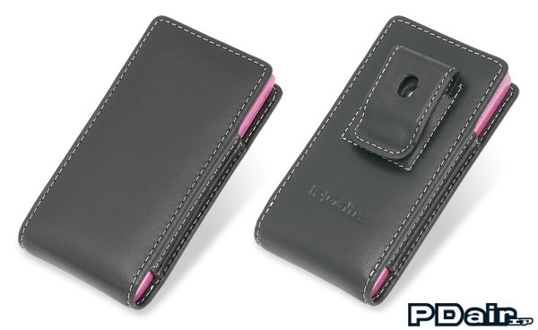 PDAIR レザーケース for AQUOS PHONE IS11SH ベルトクリップ付バーティカルポーチタイプ