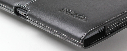 PDAIR レザーケース for Optimus Pad L-06C ポーチタイプ(ブラック)
