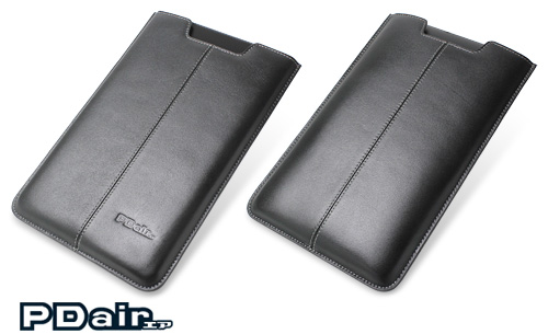 PDAIR レザーケース for Optimus Pad L-06C バーティカルポーチタイプ(ブラック)