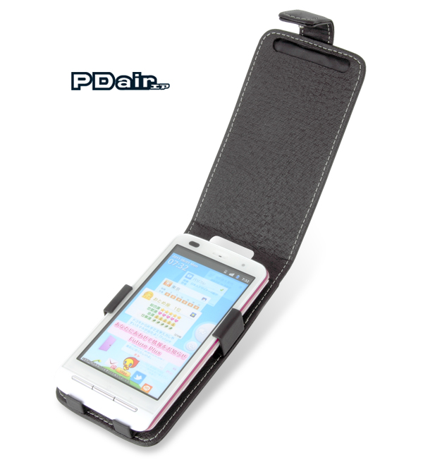 PDAIR レザーケース for P-07C/Sweety SoftBank 003P 縦開きタイプ