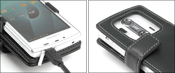 PDAIR レザーケース for AQUOS PHONE SH-12C 横開きタイプ