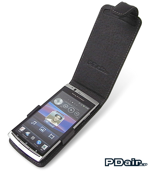 PDAIR レザーケース for Xperia(TM) arc SO-01C 縦開きタイプ