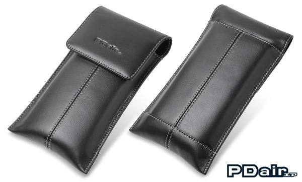 PDAIR レザーケース for Sony Tablet Pシリーズ バーティカルポーチタイプ(ブラック)