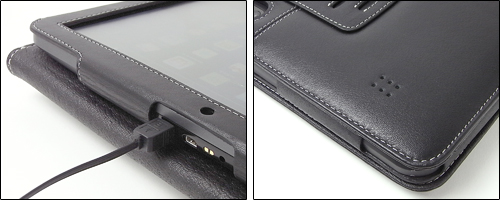 PDAIR レザーケース for MOTOROLA XOOM Wi-Fi TBi11M 横開きタイプ Ver.1