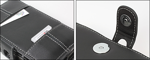PDAIR レザーケース for ニンテンドー3DS 横開きタイプ(ブラック)
