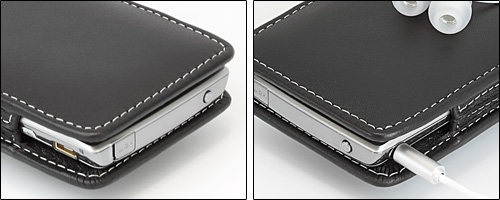 PDAIR レザーケース for Xperia(TM) arc SO-01C ベルトクリップ付バーティカルポーチタイプ