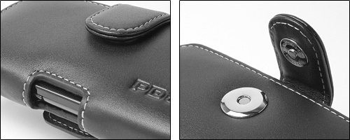 PDAIR レザーケース for Nexus S ポーチタイプ(ブラック)