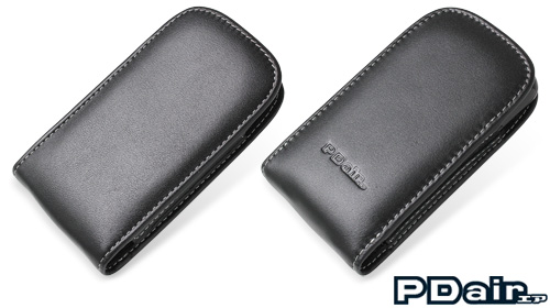 PDAIR レザーケース for Nexus S バーティカルポーチタイプ(ブラック)