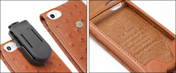 Piel Frama Natural Cowskin レザーケース for iPhone 4S/4
