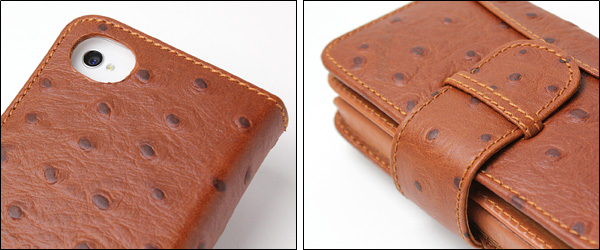 Piel Frama Natural Cowskin レザーケース(ウォレットタイプ) for iPhone 4S/4