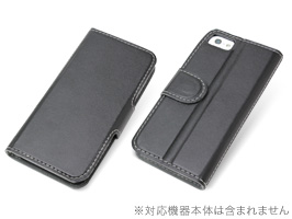 保護フィルム PDAIR レザーケース for iPhone 5 横開きタイプ(スタンド機能付)