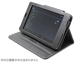 PDAIR レザーケース for Nexus 7 (2012) 横開きタイプ(ブラック)