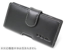 保護フィルム PDAIR レザーケース for P-04D/102P/Disney Mobile P-05D ポーチタイプ