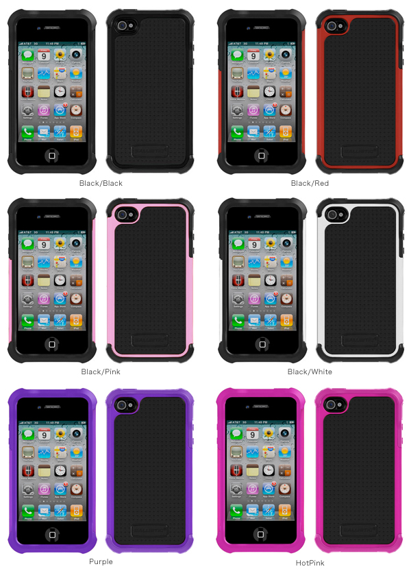 カラー BALLISTIC SGケース for iPhone 4S/4