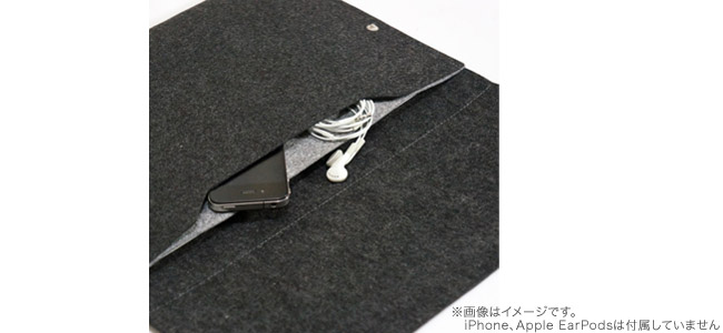 Charbonize フェルト ケース for MacBook Air 13インチ(Mid 2013/Mid 2012/Mid 2011/Late 2010)