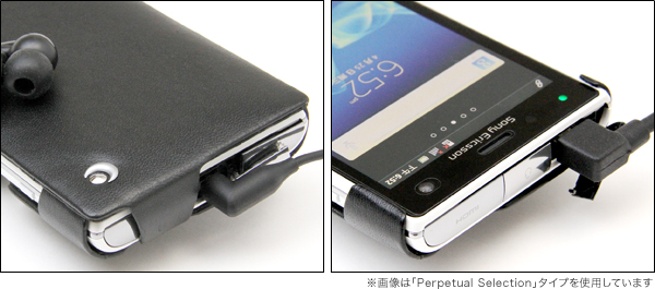 Noreve Selection レザーケース for Xperia acro HD SO-03D/IS12S