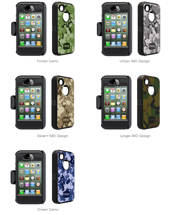 カラーOtterBox Defenderシリーズ for iPhone 4S/4(MilitaryStyle)
