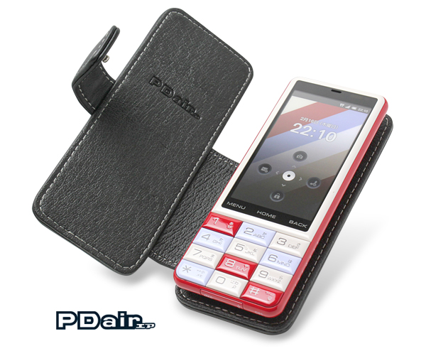PDAIR レザーケース for INFOBAR C01 横開きタイプ
