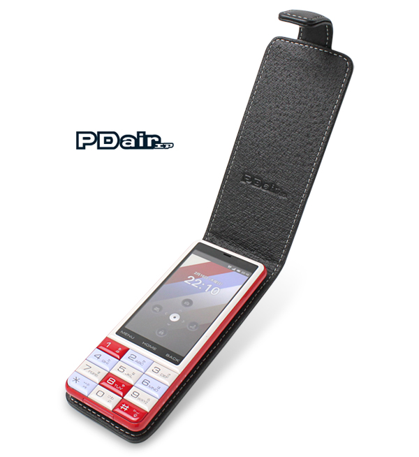PDAIR レザーケース for INFOBAR C01 縦開きタイプ
