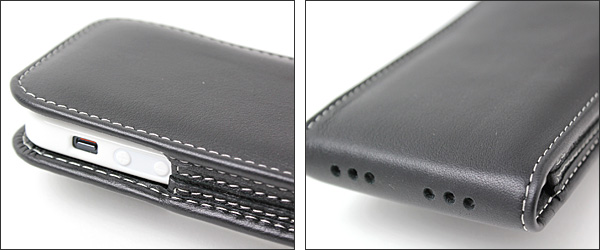 PDAIR レザーケース for iPhone 5 with Bumper ベルトクリップ付バーティカルポーチタイプ
