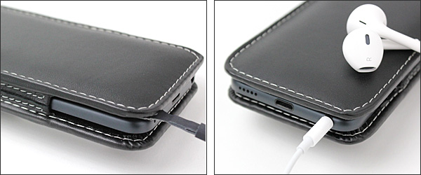 PDAIR レザーケース for iPod touch(5th gen.) バーティカルポーチタイプ