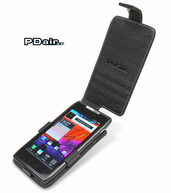 PDAIR レザーケース for MOTOROLA RAZR IS12M 縦開きタイプ