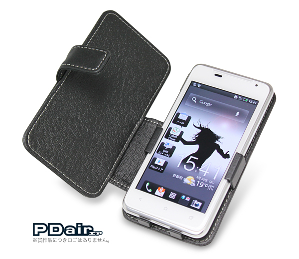 PDAIR レザーケース for HTC J ISW13HT 横開きタイプ