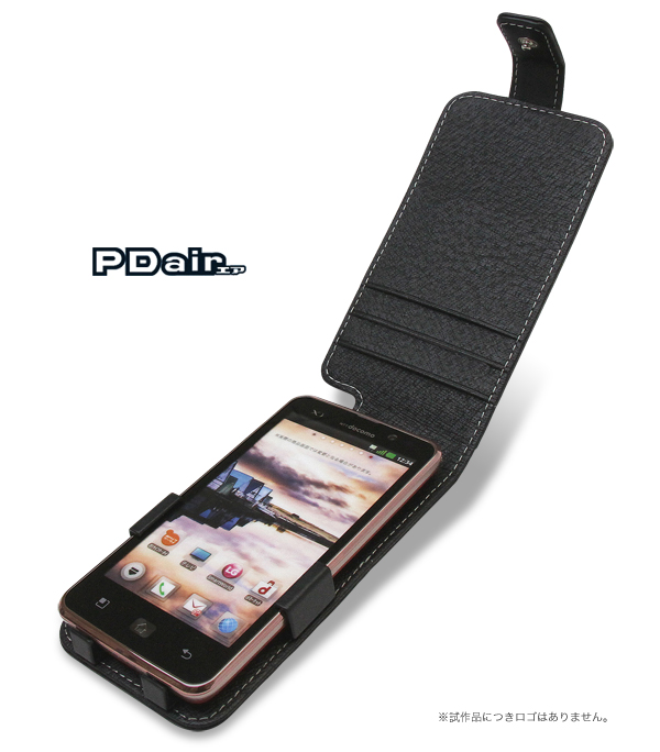 PDAIR レザーケース for Optimus LTE L-01D 縦開きタイプ
