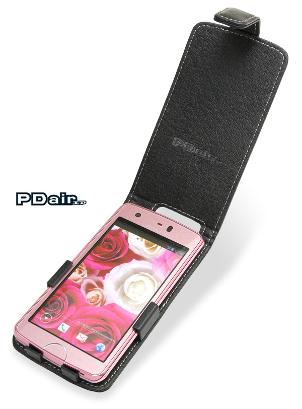 PDAIR レザーケース for MEDIAS X N-07D 縦開きタイプ