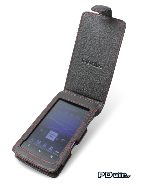 PDAIR レザーケース for ウォークマン NW-Z1000シリーズ 縦開きタイプ