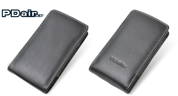 PDAIR レザーケース for ウォークマン NW-Z1000シリーズ バーティカルポーチタイプ(ブラック)