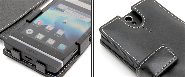 PDAIR レザーケース for Xperia NX SO-02D 横開きタイプ