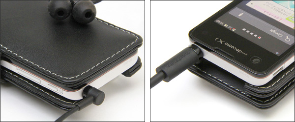 PDAIR レザーケース for Xperia SX SO-05D 横開きタイプ