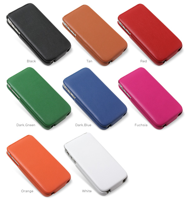 カラー Piel Frama iMagnum フラップタイプ レザーケース for iPhone 4S/4