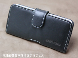 PDAIR レザーケース for HTC J One HTL22 ポーチタイプ